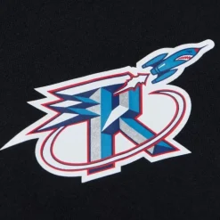 Men Mitchell & Ness Hoodies & Sweatshirts-Game Time Fleece Hoodie Vintage Logo Houston Rockets