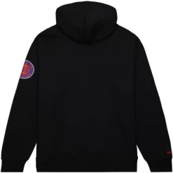 Men Mitchell & Ness Hoodies & Sweatshirts-Game Time Fleece Hoodie Vintage Logo New York Knicks