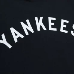 Men Mitchell & Ness Hoodies & Sweatshirts-Game Time Fleece Hoodie Vintage Logo New York Yankees
