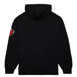 Men Mitchell & Ness Hoodies & Sweatshirts-Game Time Fleece Hoodie Vintage Logo Memphis Grizzlies