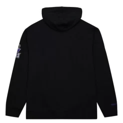 Men Mitchell & Ness Hoodies & Sweatshirts-Game Time Fleece Hoodie Vintage Logo Milwaukee Bucks