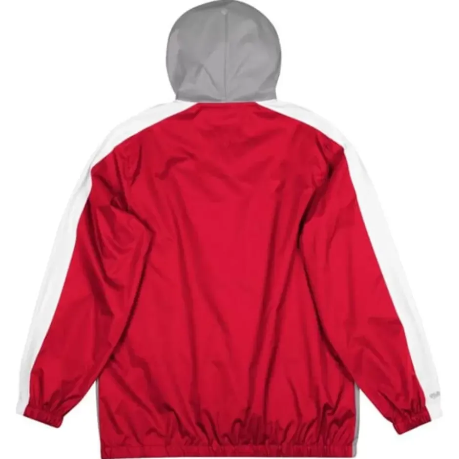 Men Mitchell & Ness Jackets & Outerwear-Gameday Lightweight Windbreaker Ohio State