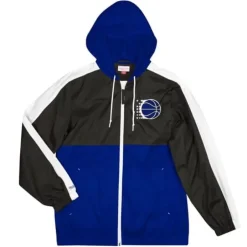 Men Mitchell & Ness Jackets & Outerwear-Gameday Lightweight Windbreaker Orlando Magic
