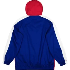 Men Mitchell & Ness Jackets & Outerwear-Gameday Lightweight Windbreaker Philadelphia 76Ers