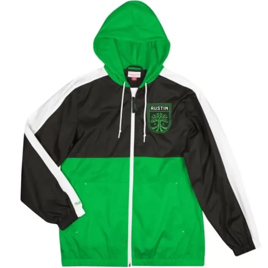 Men Mitchell & Ness Jackets & Outerwear-Gameday Lightweight Windbreaker Austin Fc