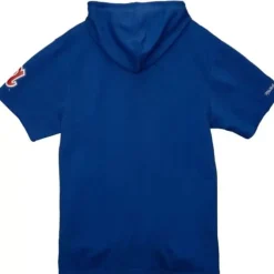 Men Mitchell & Ness T-Shirts & Tops-Gameday Ss Ft Hoodie Atlanta Braves