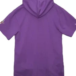 Men Mitchell & Ness T-Shirts & Tops-Gameday Ss Ft Hoodie Toronto Raptors