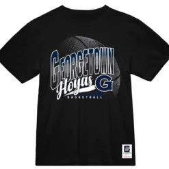 Men Mitchell & Ness T-Shirts & Tops-Georgetown University Madness Victory Road Tee