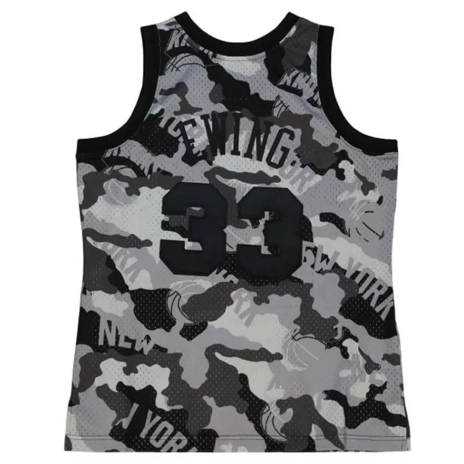 Mitchell & Ness Nba Swingman-Ghost Black Camo Swingman Patrick Ewing New York Knicks 1991-92 Jersey