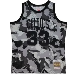 Mitchell & Ness Nba Swingman-Ghost Black Camo Swingman Larry Bird Boston Celtics 1985-86 Jersey