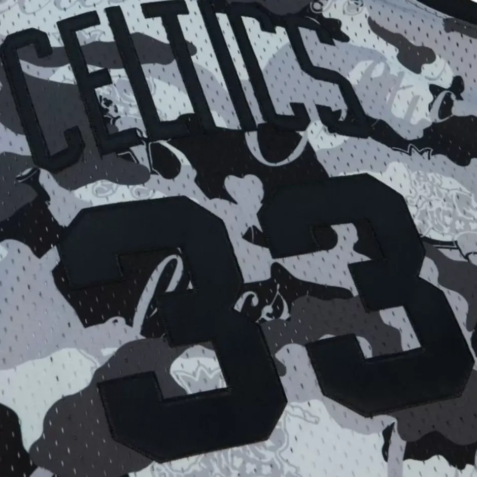 Mitchell & Ness Nba Swingman-Ghost Black Camo Swingman Larry Bird Boston Celtics 1985-86 Jersey