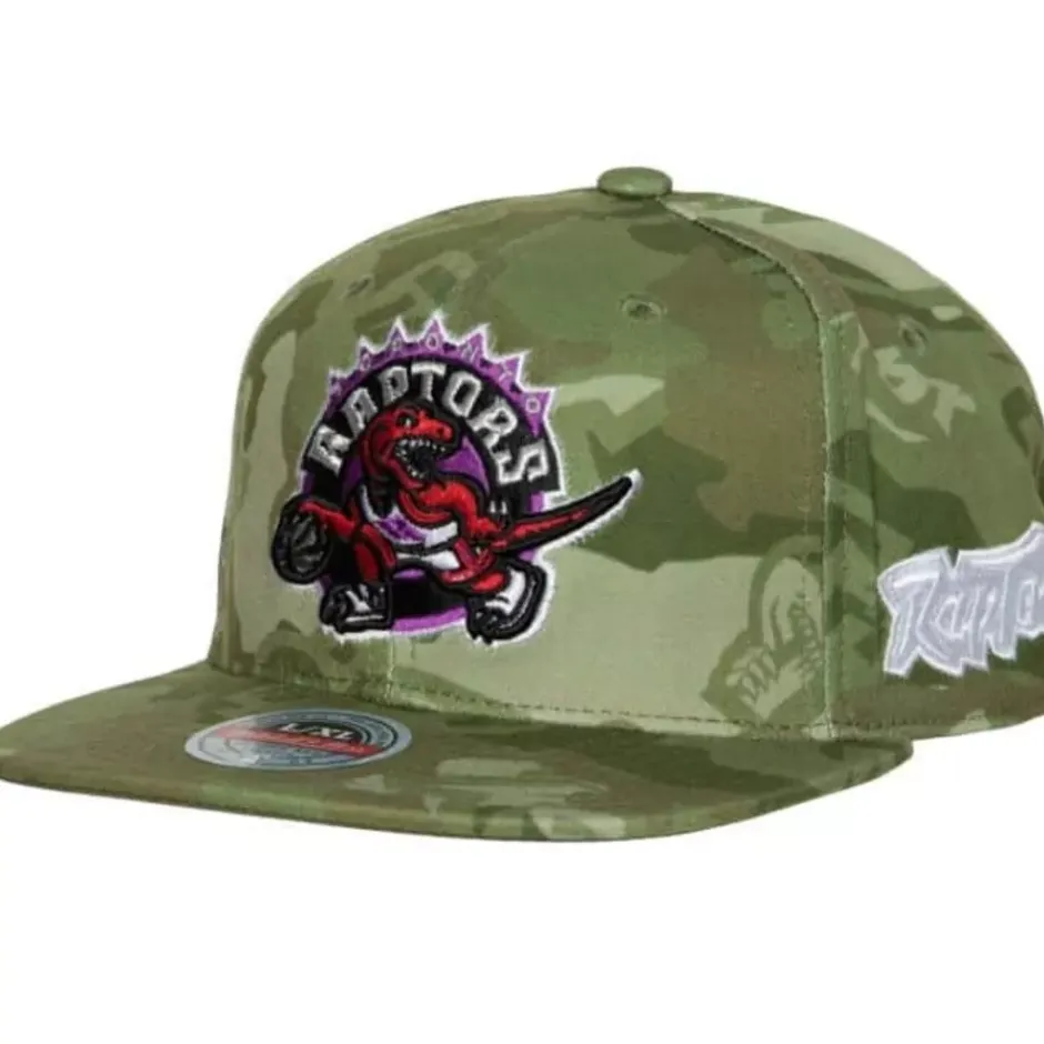 Mitchell & Ness Fitted-Ghost Camo Stretch Fitted Hwc Toronto Raptors