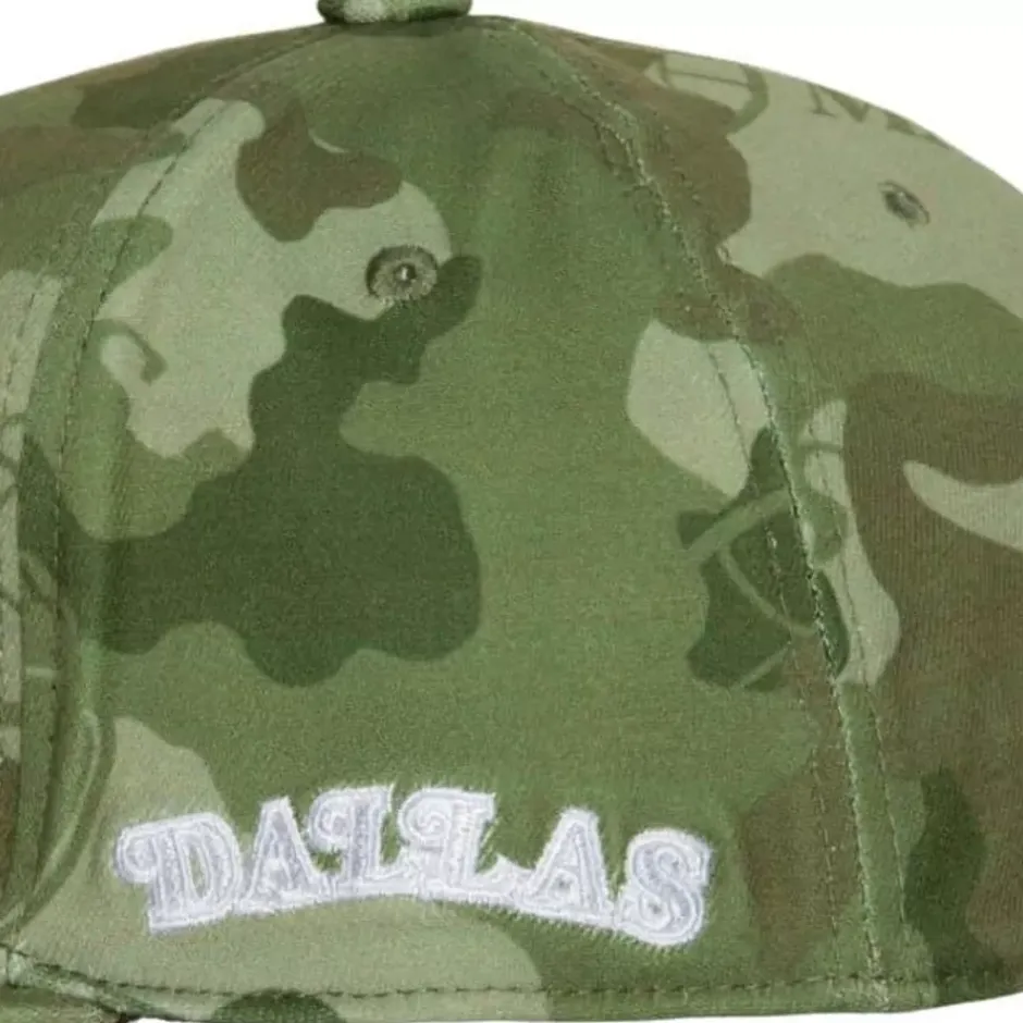 Mitchell & Ness Fitted-Ghost Camo Stretch Fitted Hwc Dallas Mavericks