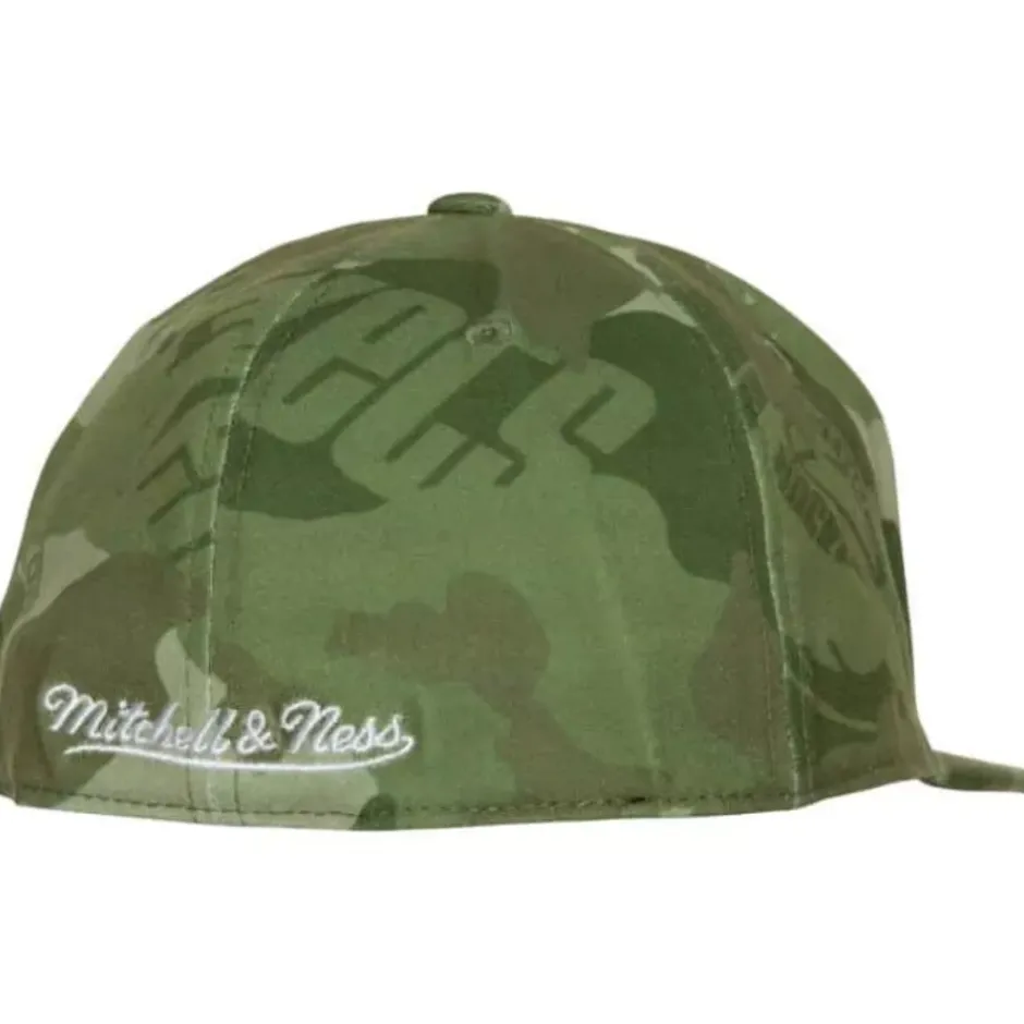 Mitchell & Ness Fitted-Ghost Camo Stretch Fitted Hwc Houston Rockets