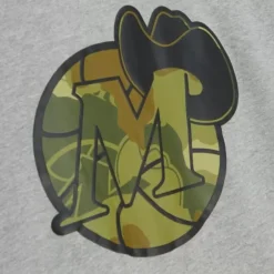 Men Mitchell & Ness Hoodies & Sweatshirts-Ghost Green Camo Hoody Dallas Mavericks