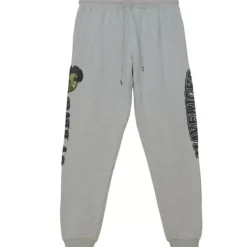 Men Mitchell & Ness Pants-Ghost Green Camo Sweatpants Dallas Mavericks