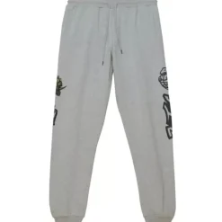 Men Mitchell & Ness Pants-Ghost Green Camo Sweatpants Toronto Raptors