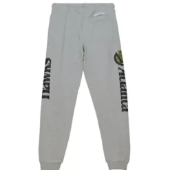 Men Mitchell & Ness Pants-Ghost Green Camo Sweatpant Atlanta Hawks