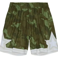 Men Mitchell & Ness Shorts-Ghost Green Camo Swingman Orlando Magic 1984-85 Shorts
