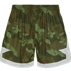 Men Mitchell & Ness Shorts-Ghost Green Camo Swingman Orlando Magic 1984-85 Shorts