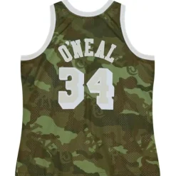 Mitchell & Ness Nba Swingman-Ghost Green Camo Swingman Shaquille O'Neal Los Angeles Lakers 1996-97 Jersey