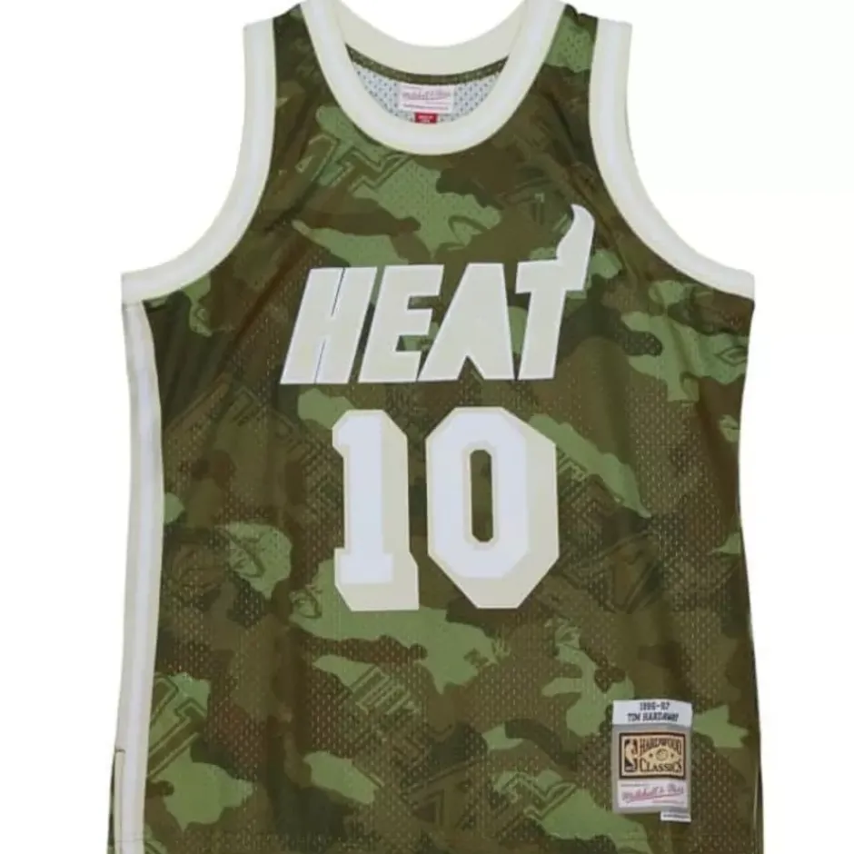Mitchell & Ness Nba Swingman-Ghost Green Camo Swingman Tim Hardaway Miami Heat 1996-97 Jersey