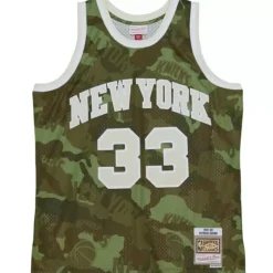 Mitchell & Ness Nba Swingman-Ghost Green Camo Swingman Patrick Ewing New York Knicks 1991-92 Jersey