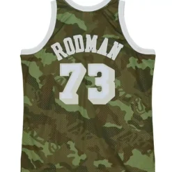 Mitchell & Ness Nba Swingman-Ghost Green Camo Swingman Dennis Rodman Los Angeles Lakers 1998-99 Jersey