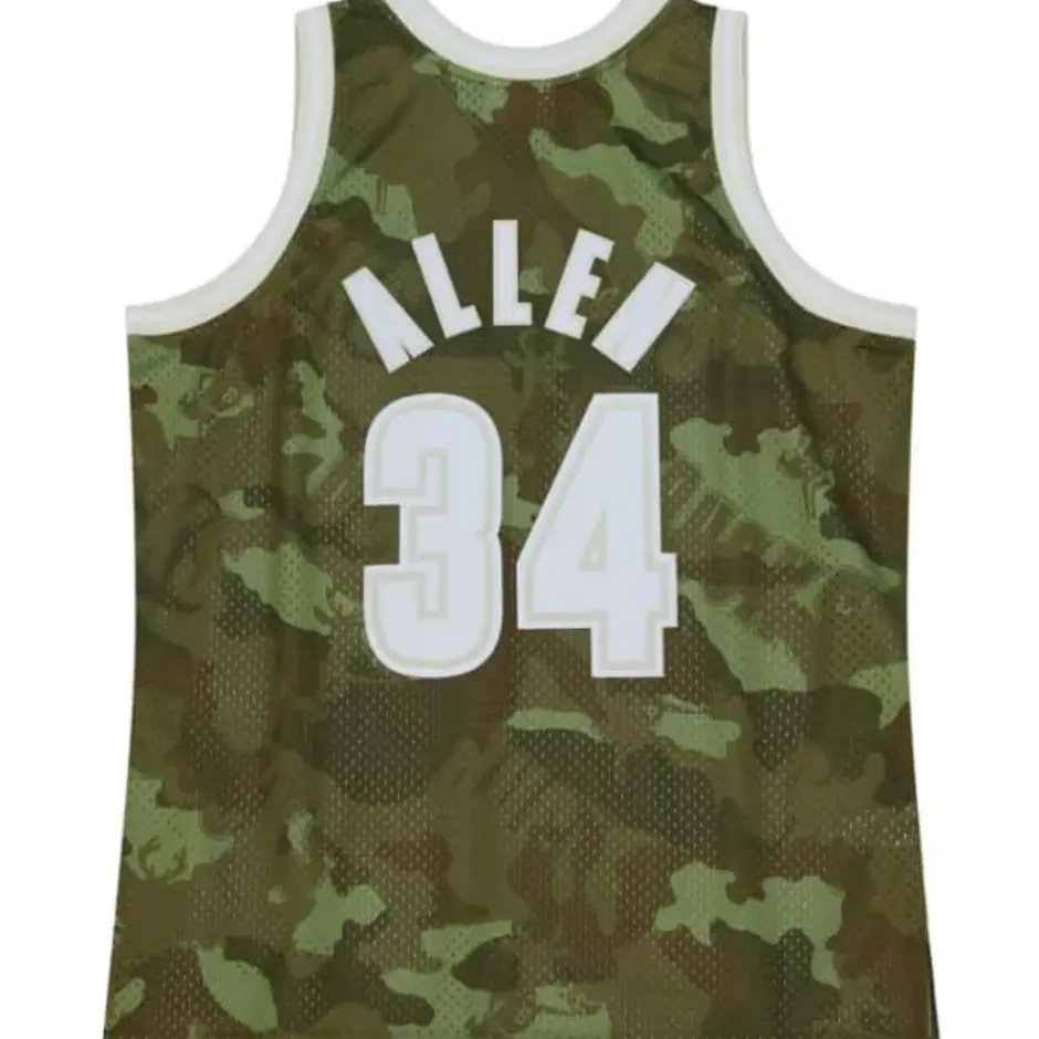 Mitchell & Ness Nba Swingman-Ghost Green Camo Swingman Ray Allen Milwaukee Bucks 2000-01 Jersey