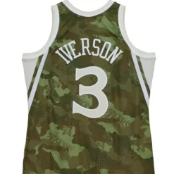 Mitchell & Ness Nba Swingman-Ghost Green Camo Swingman Allen Iverson Philadelphia 76Ers 1996-97 Jersey
