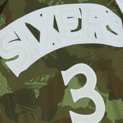 Mitchell & Ness Nba Swingman-Ghost Green Camo Swingman Allen Iverson Philadelphia 76Ers 1996-97 Jersey