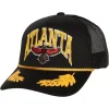 Mitchell & Ness Snapback-Gold Leaf Trucker Hwc Atlanta Hawks