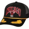 Mitchell & Ness Snapback-Gold Leaf Trucker Hwc Chicago Bulls