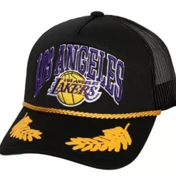Mitchell & Ness Snapback-Gold Leaf Trucker Los Angeles Lakers
