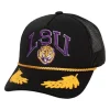 Mitchell & Ness Snapback-Gold Leaf Trucker Louisiana State University