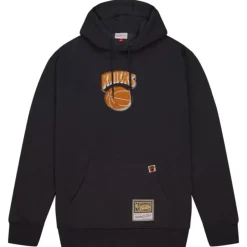 Men Mitchell & Ness Hoodies & Sweatshirts-Golden Hour Glaze Hoodie New York Knicks
