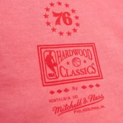 Men Mitchell & Ness T-Shirts & Tops-Golden Hour Glaze Ss Tee Philadelphia 76Ers