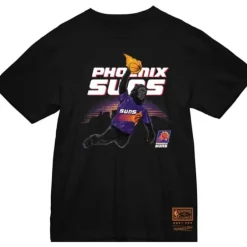 Men Mitchell & Ness T-Shirts & Tops-Gorilla Skeleton Tee Phoenix Suns