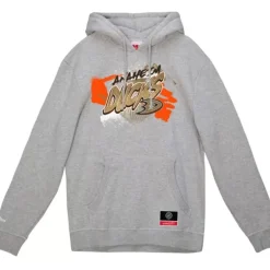 Men Mitchell & Ness Hoodies & Sweatshirts-Graff Hoodie Anaheim Ducks