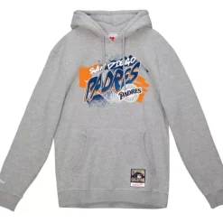 Men Mitchell & Ness Hoodies & Sweatshirts-Graff Hoodie San Diego Padres