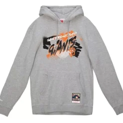 Men Mitchell & Ness Hoodies & Sweatshirts-Graff Hoodie San Francisco Giants