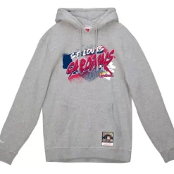 Men Mitchell & Ness Hoodies & Sweatshirts-Graff Hoodie St. Louis Cardinals