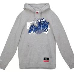 Men Mitchell & Ness Hoodies & Sweatshirts-Graff Hoodie Tampa Bay Lightning