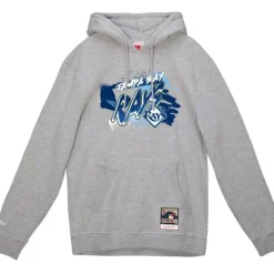 Men Mitchell & Ness Hoodies & Sweatshirts-Graff Hoodie Tampa Bay Rays