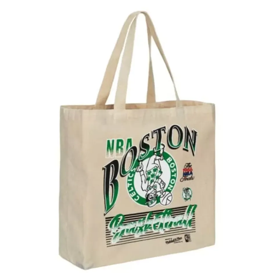 Woman Mitchell & Ness Accessories-Graphic Tote Bag Boston Celtics