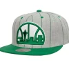 Mitchell & Ness Snapback-Grey Pin Pop Snapback Hwc Seattle Supersonics
