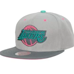 Mitchell & Ness Snapback-Grey Wolf Mags Snapback Los Angeles Lakers