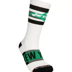 Woman Mitchell & Ness Accessories-Hail Mary Crew Socks New York Jets