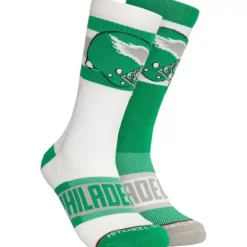 Woman Mitchell & Ness Accessories-Hail Mary Crew Socks Philadelphia Eagles