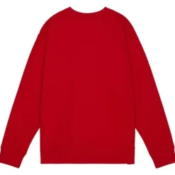 Men Mitchell & Ness Hoodies & Sweatshirts-Halftime Script Crew University Of Maryland